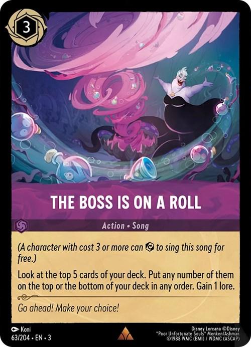 The Boss is on a Roll (63/204) [Into the Inklands] - Josh's Cards