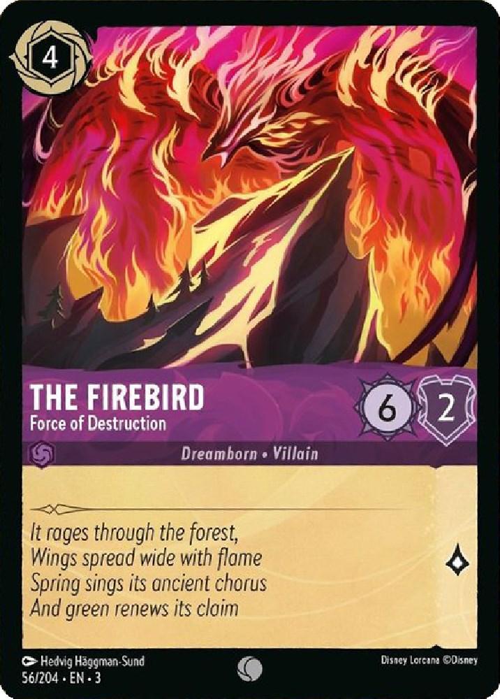 The Firebird - Force of Destruction (56/204) [Into the Inklands] - Josh's Cards