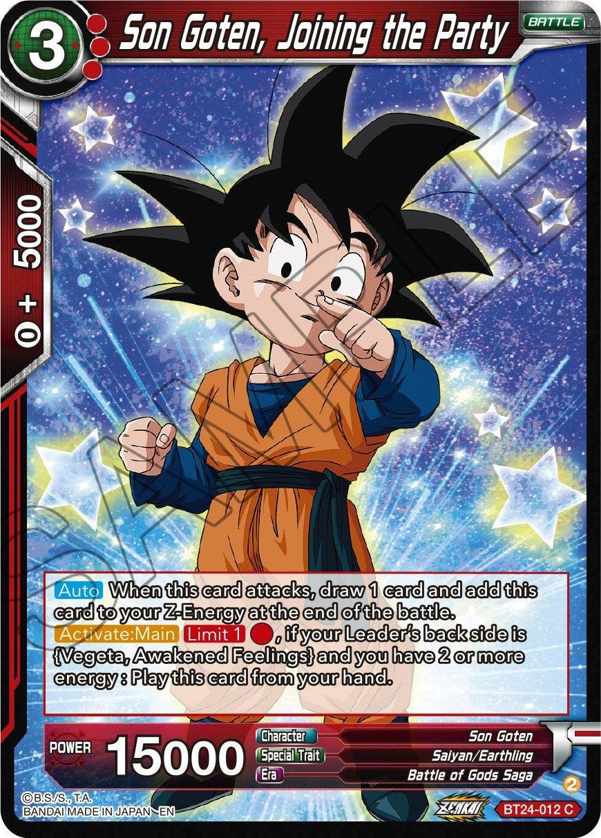 Son Goten, Joining the Party (BT24-012) [Beyond Generations] - Josh's Cards