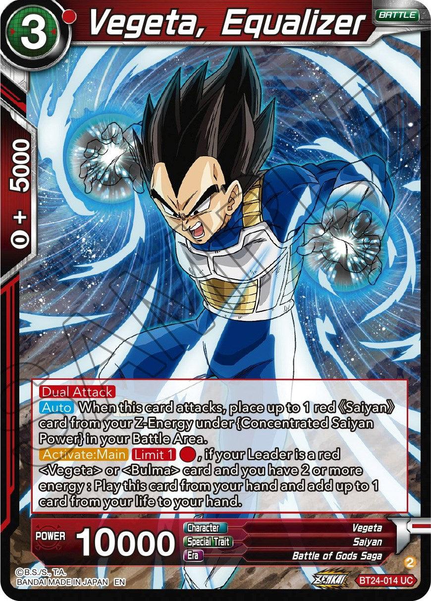 Vegeta, Equalizer (BT24-014) [Beyond Generations] - Josh's Cards