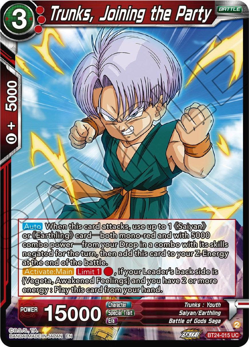 Trunks, Joining the Party (BT24-015) [Beyond Generations] - Josh's Cards