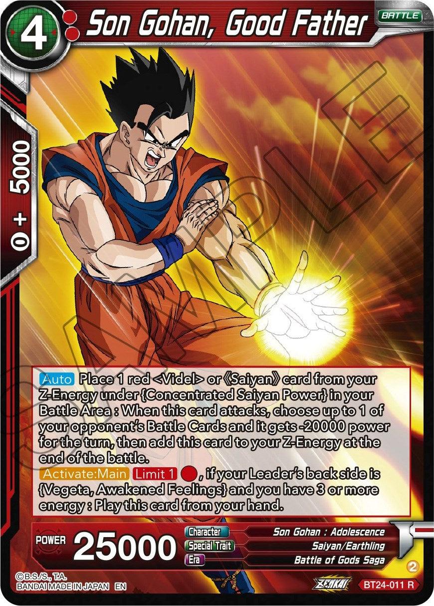 Son Gohan, Good Father (BT24-011) [Beyond Generations] - Josh's Cards