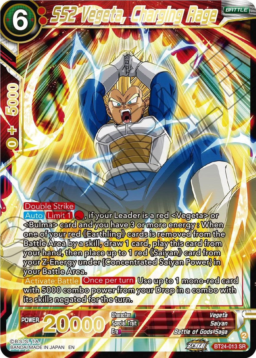 SS2 Vegeta, Charging Rage (BT24-013) [Beyond Generations] - Josh's Cards