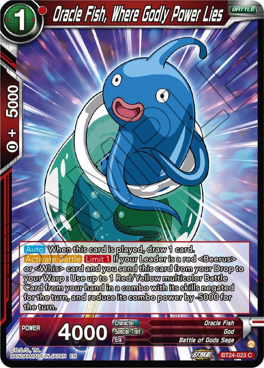 Oracle Fish, Where Godly Power Lies (BT24-023) [Beyond Generations] - Josh's Cards