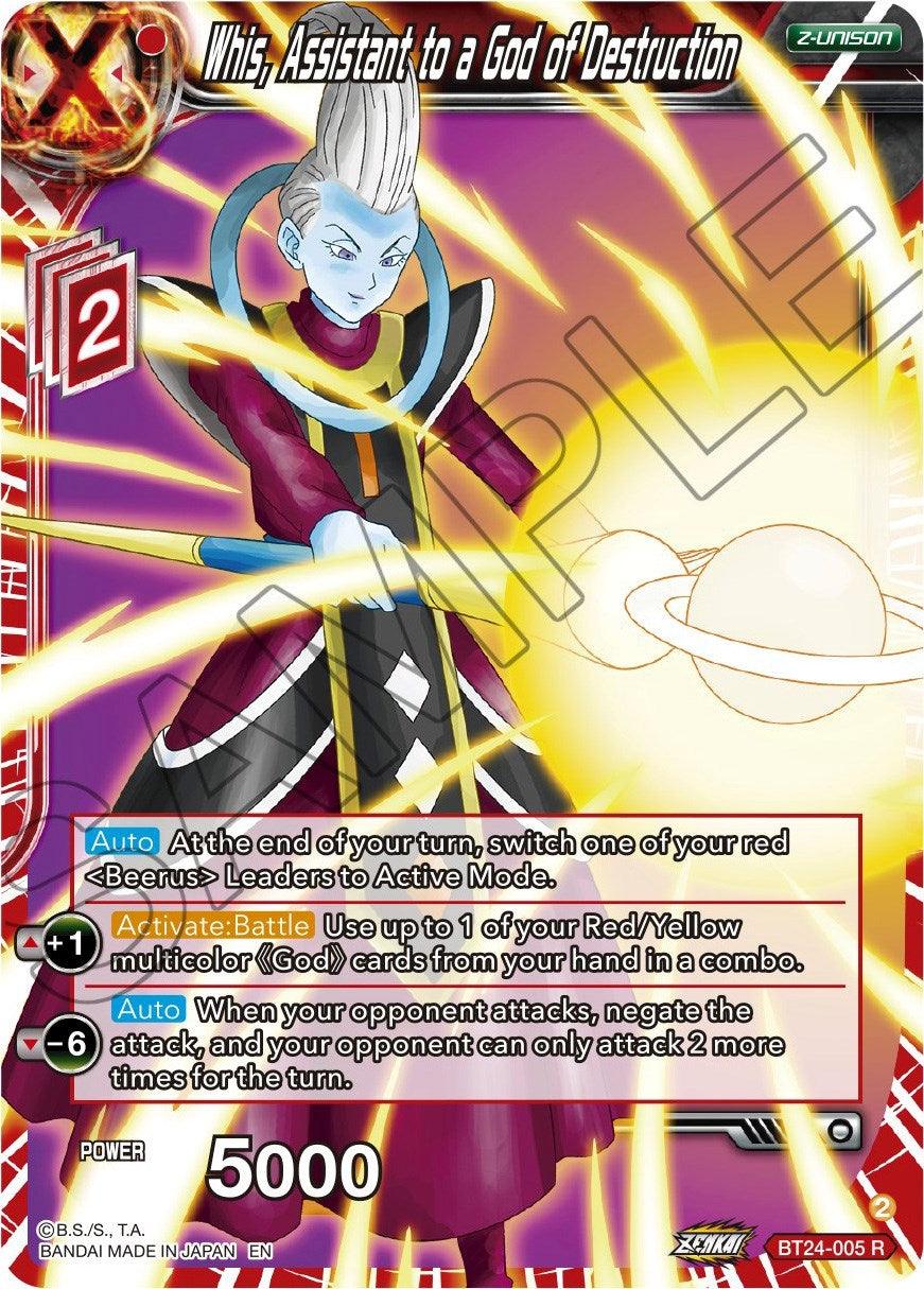 Whis, Assistant to a God of Destruction (BT24-005) [Beyond Generations] - Josh's Cards