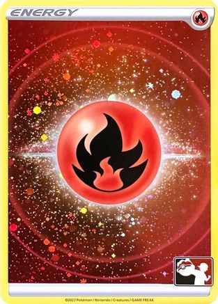 Fire Energy (Prize Pack Series ) (Cosmos Holo)  - Prize Pack Series Cards Holofoil