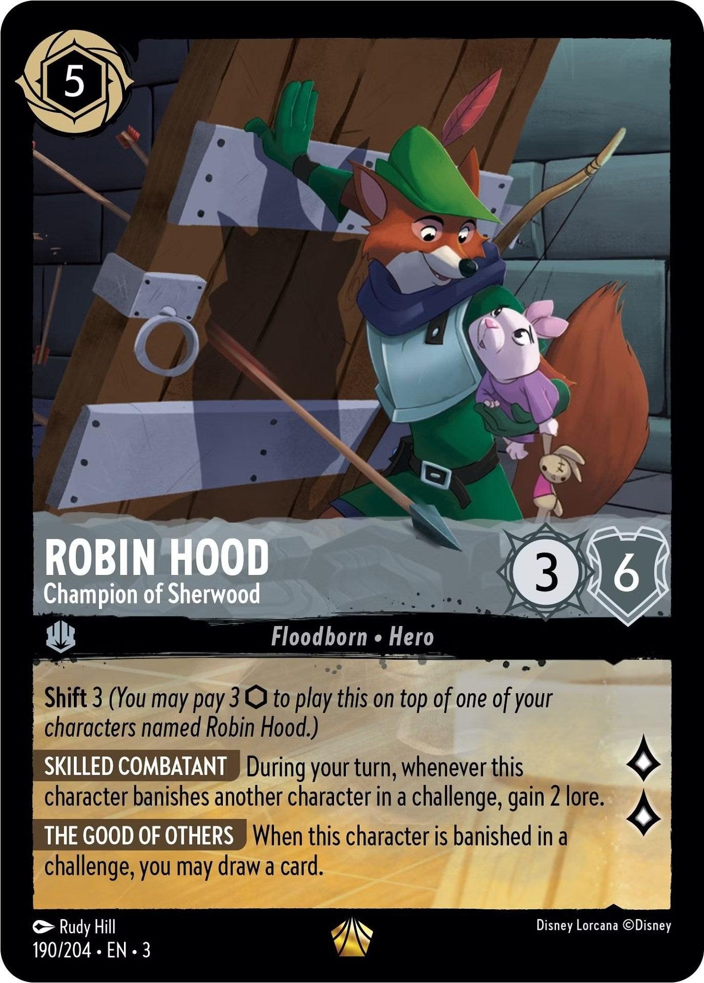 Robin Hood - Champion of Sherwood (190/204) [Into the Inklands] - Josh's Cards