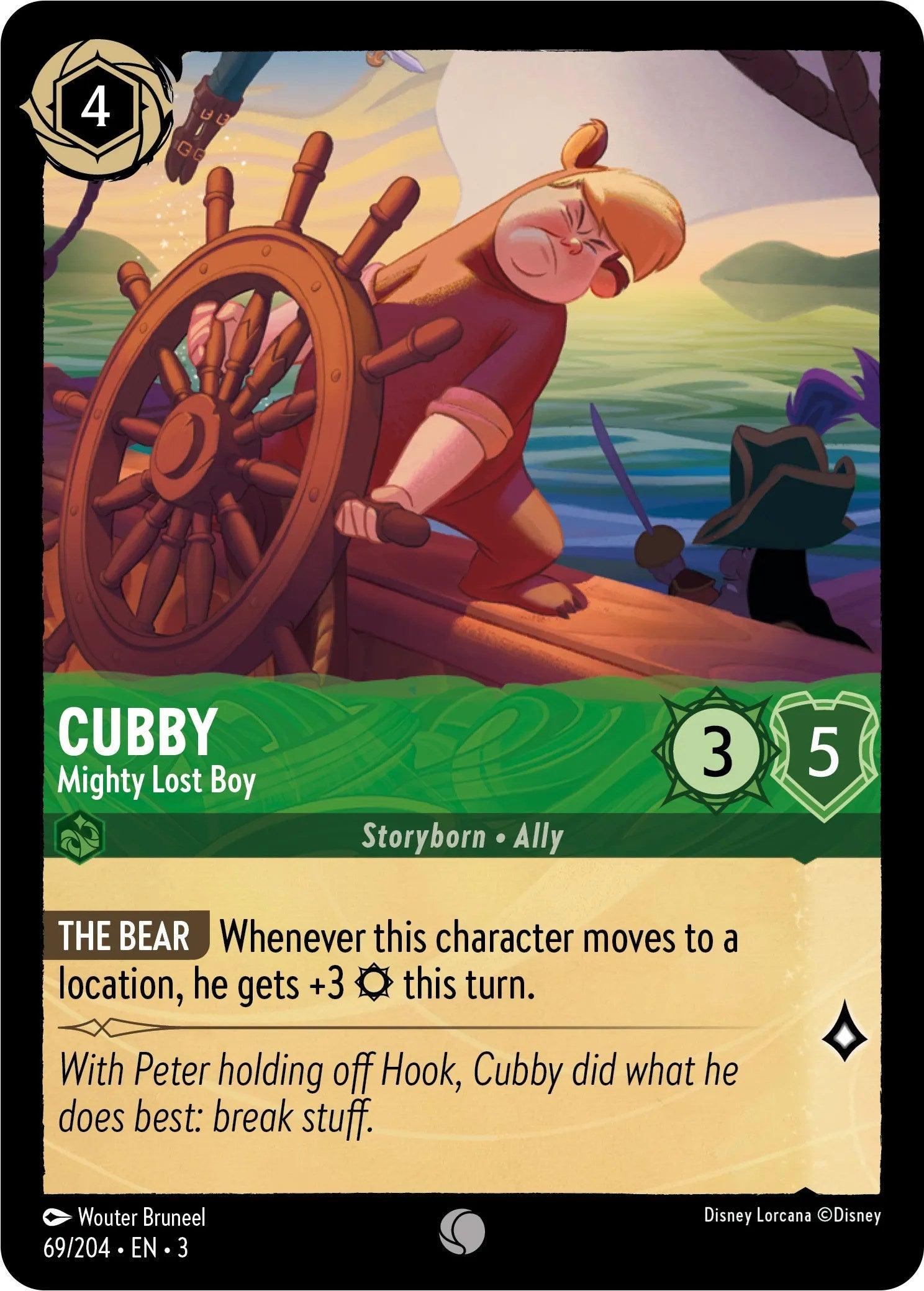 Cubby - Mighty Lost Boy (69/204) [Into the Inklands] - Josh's Cards