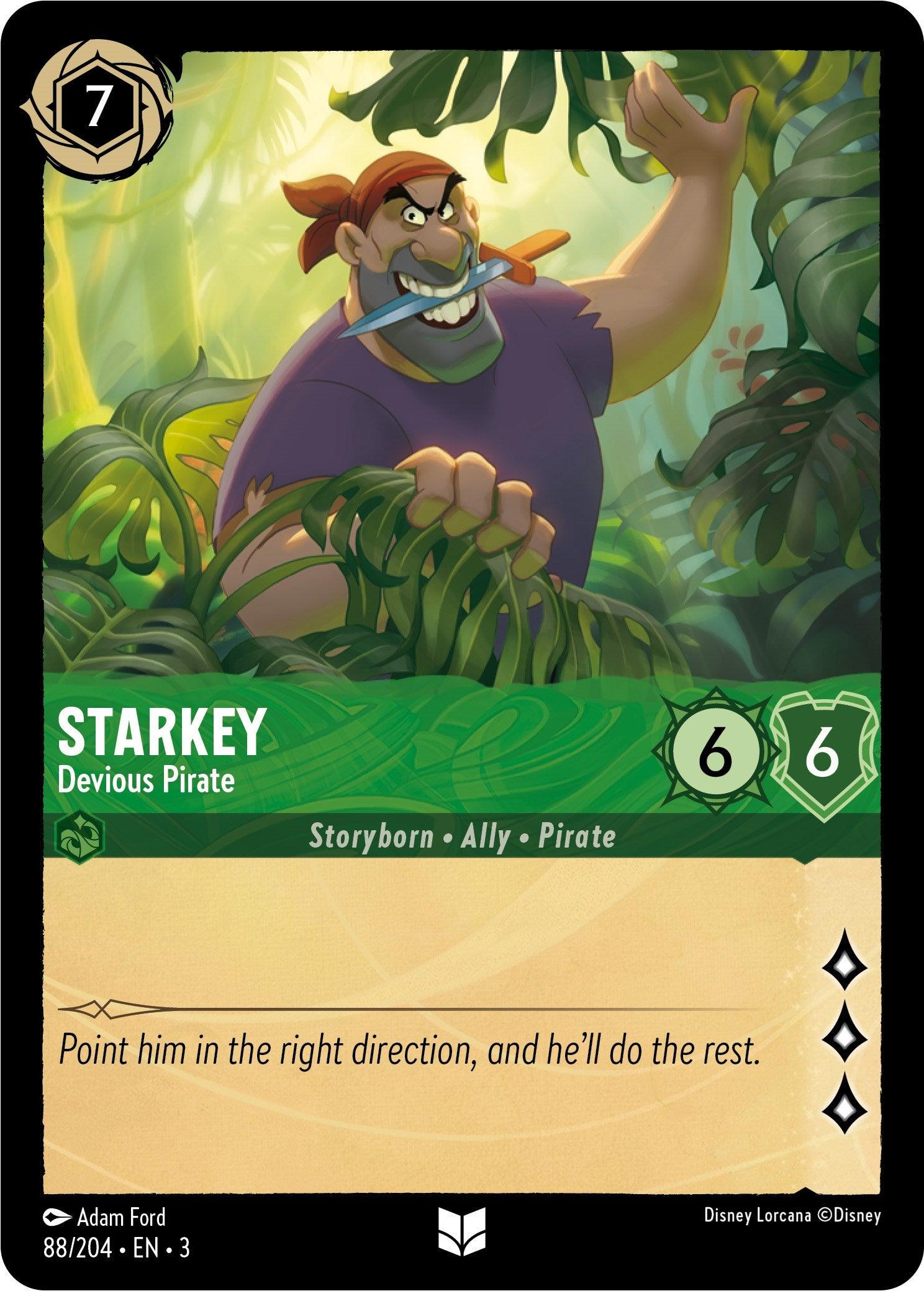 Starkey - Devious Pirate (88/204) [Into the Inklands] - Josh's Cards