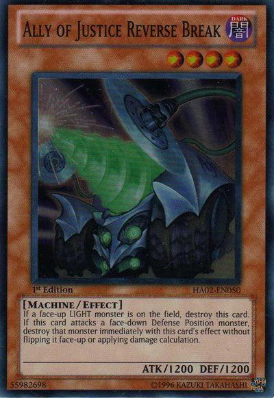 Ally of Justice Reverse Break [HA02-EN050] Super Rare - Josh's Cards