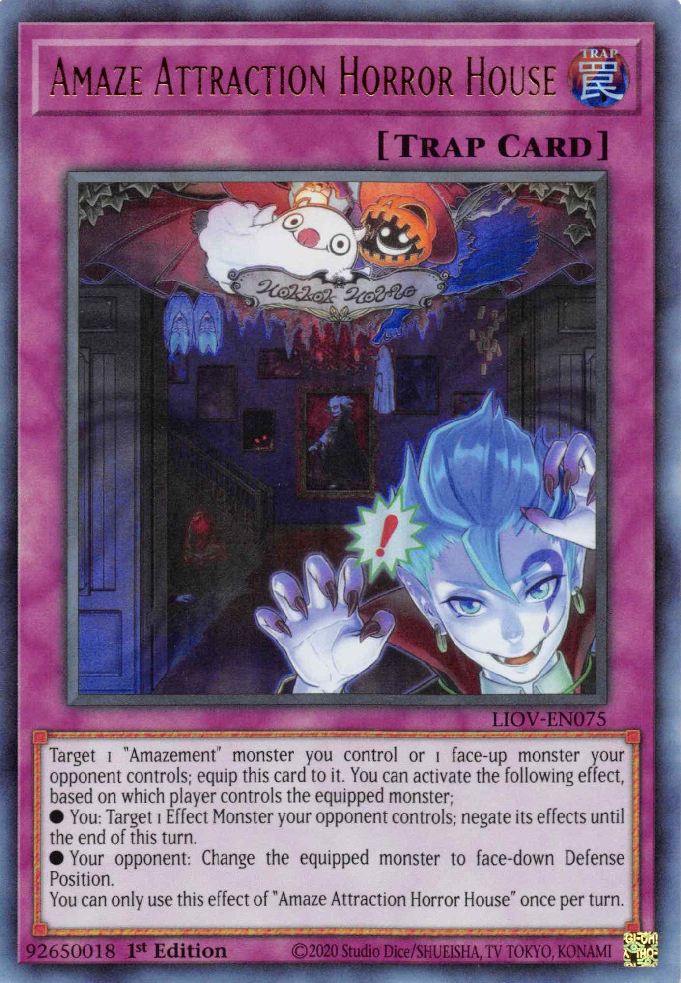 Amaze Attraction Horror House [LIOV-EN075] Ultra Rare - Josh's Cards