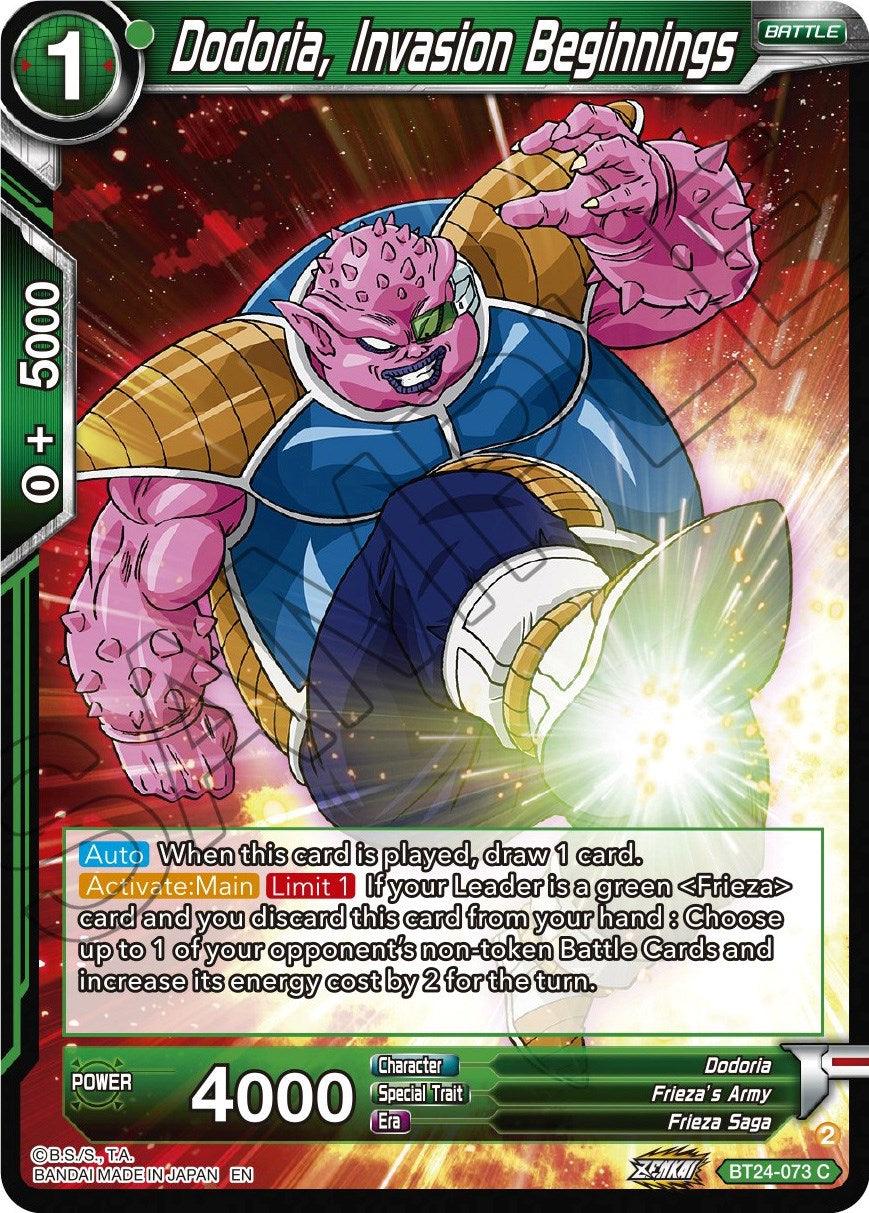 Dodoria, Invasion Beginnings (BT24-073) [Beyond Generations] - Josh's Cards