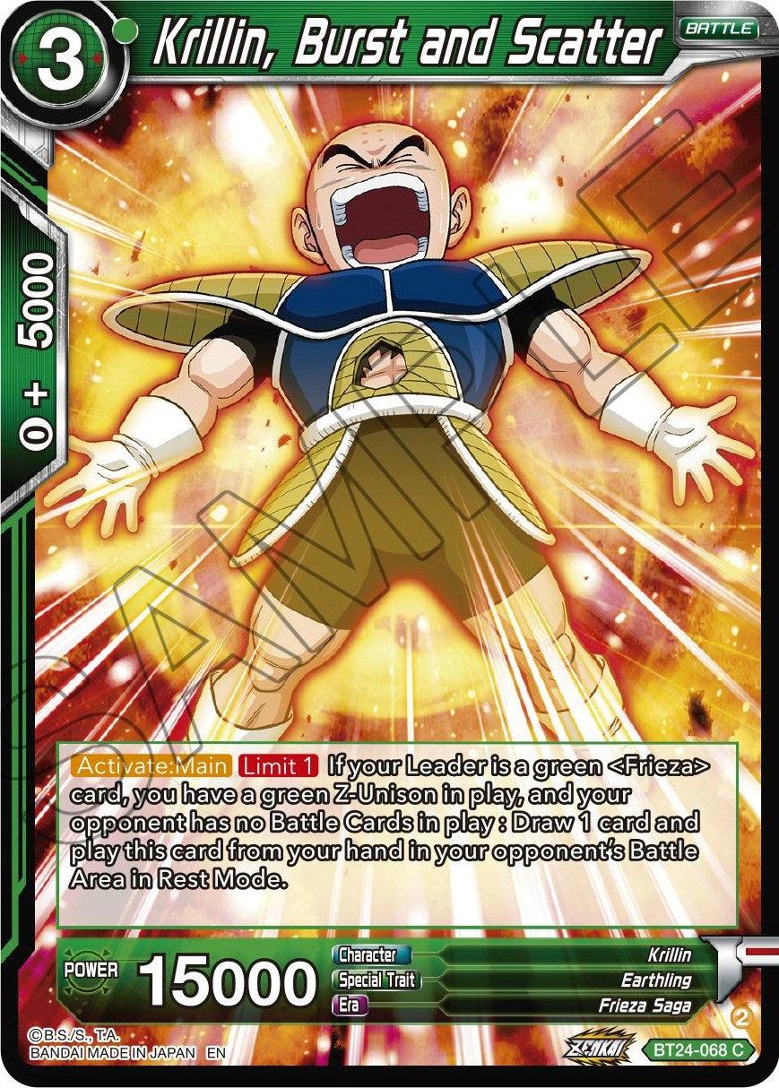 Krillin, Burst and Scatter (BT24-068) [Beyond Generations] - Josh's Cards