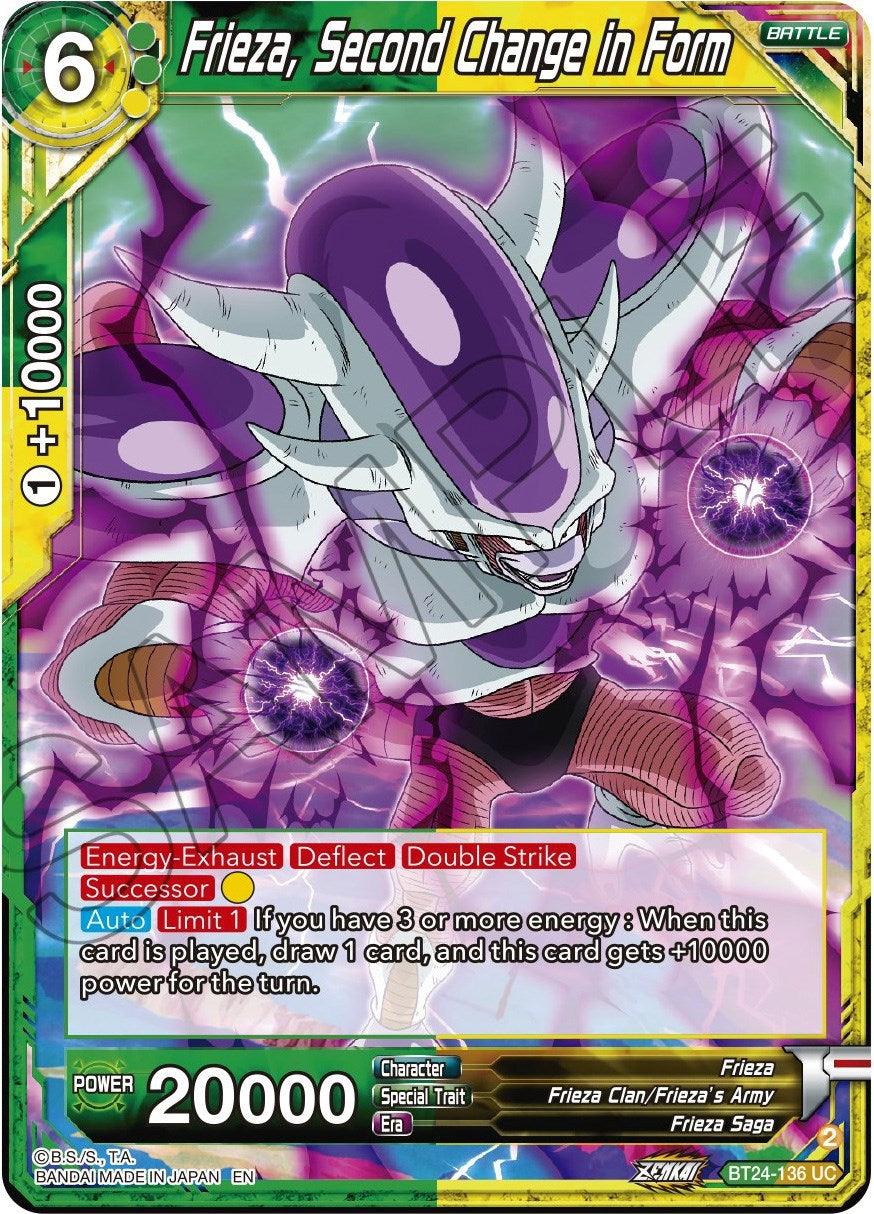 Frieza, Second Change in Form (BT24-136) [Beyond Generations] - Josh's Cards