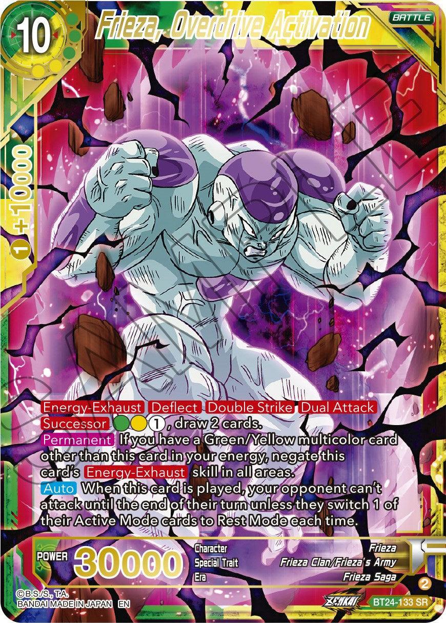 Frieza, Overdrive Activation (BT24-133) [Beyond Generations] - Josh's Cards