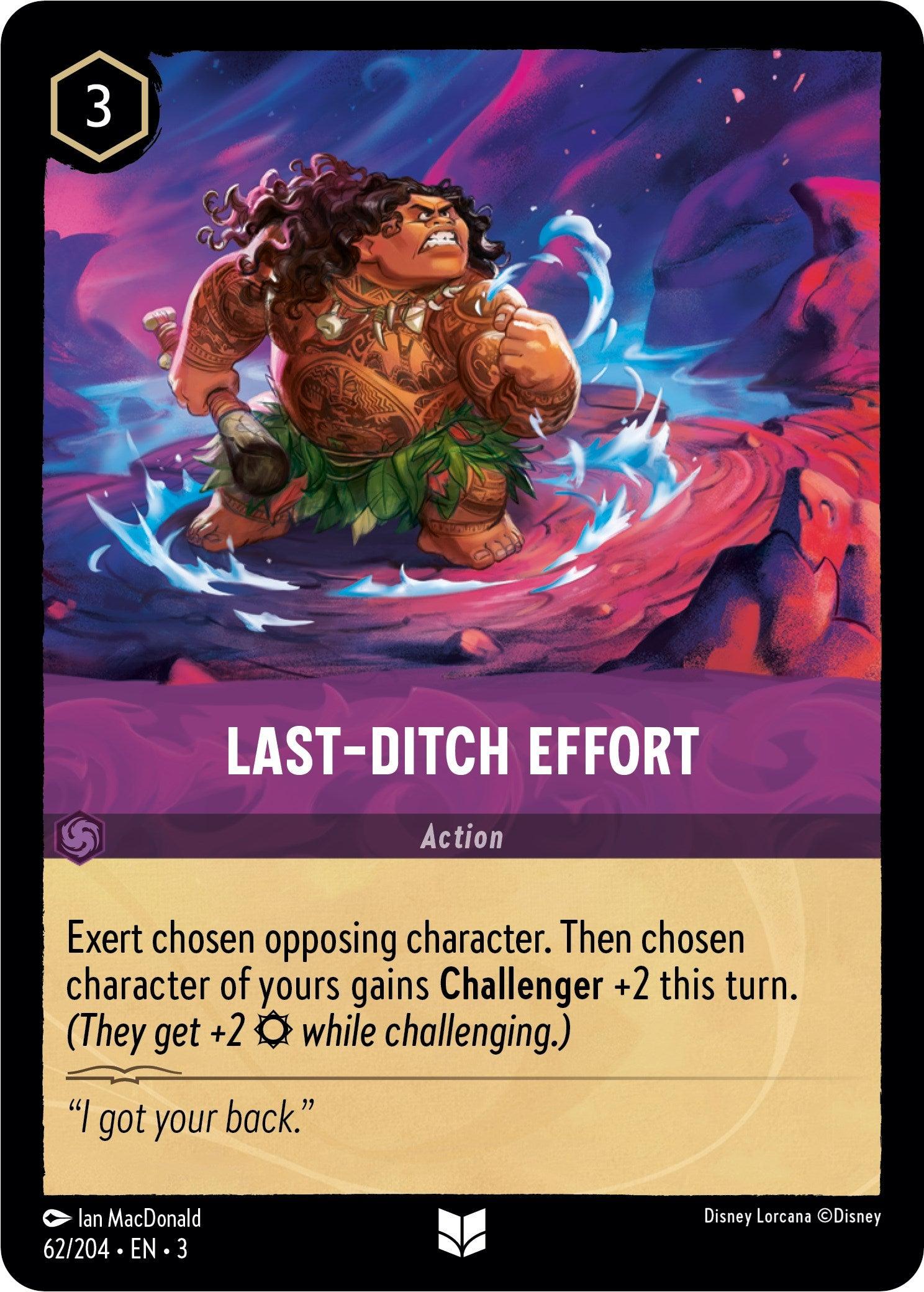 Last-Ditch Effort (62/204) [Into the Inklands] - Josh's Cards