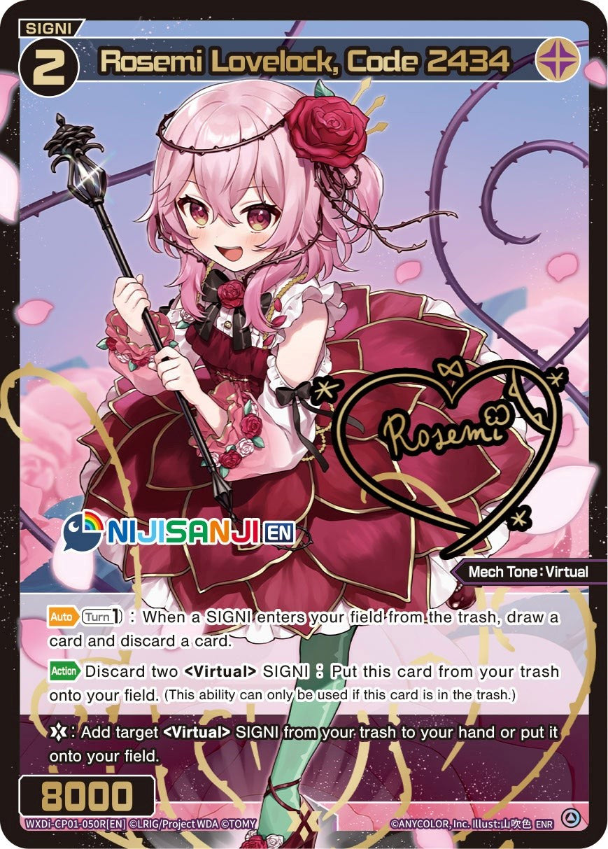 Rosemi Lovelock, Code 2434 (ENR) (WXDi-CP01-050R[EN]) [Collab Booster: Nijisanji Diva]