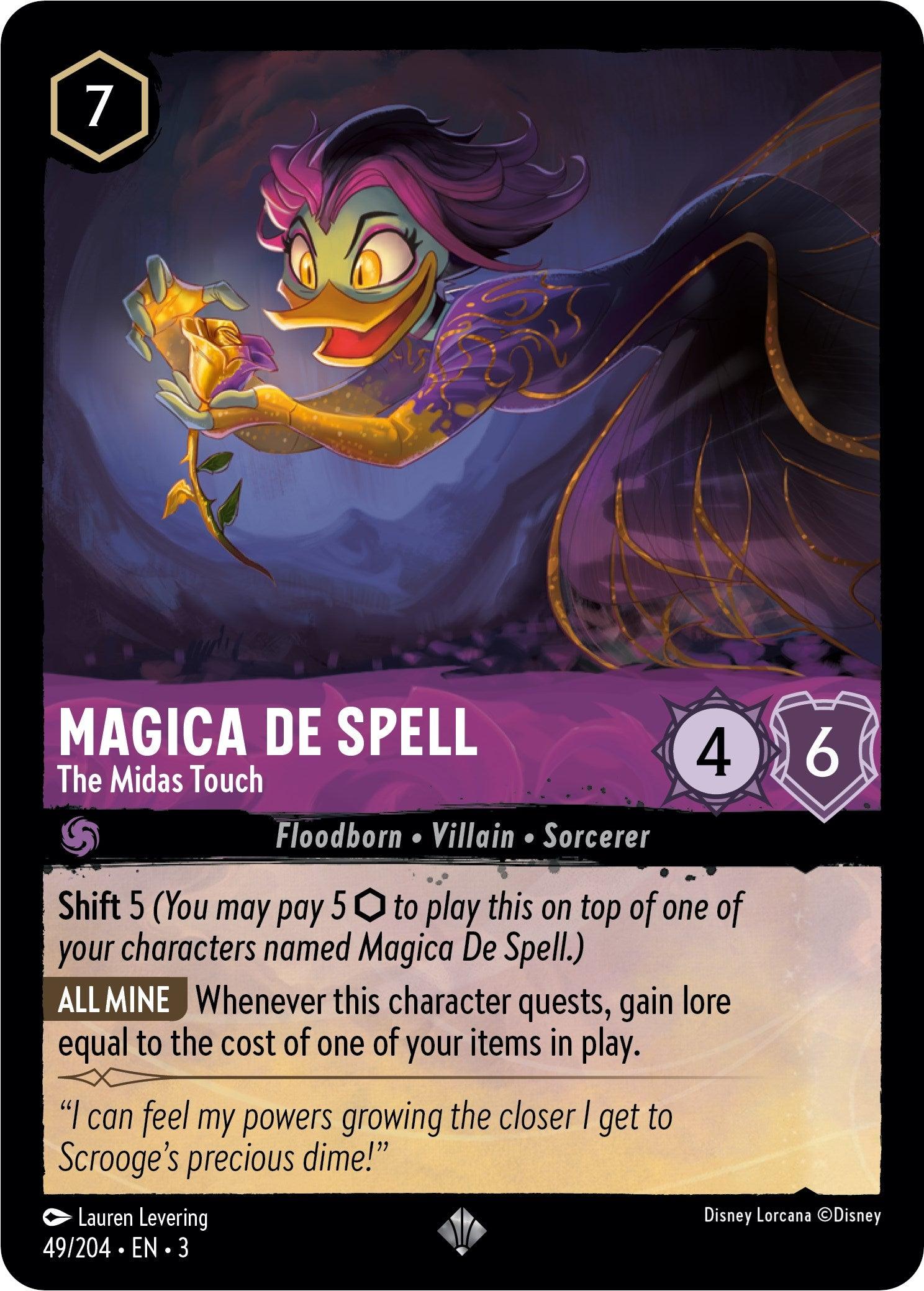 Magica De Spell - The Midas Touch (49/204) [Into the Inklands] - Josh's Cards