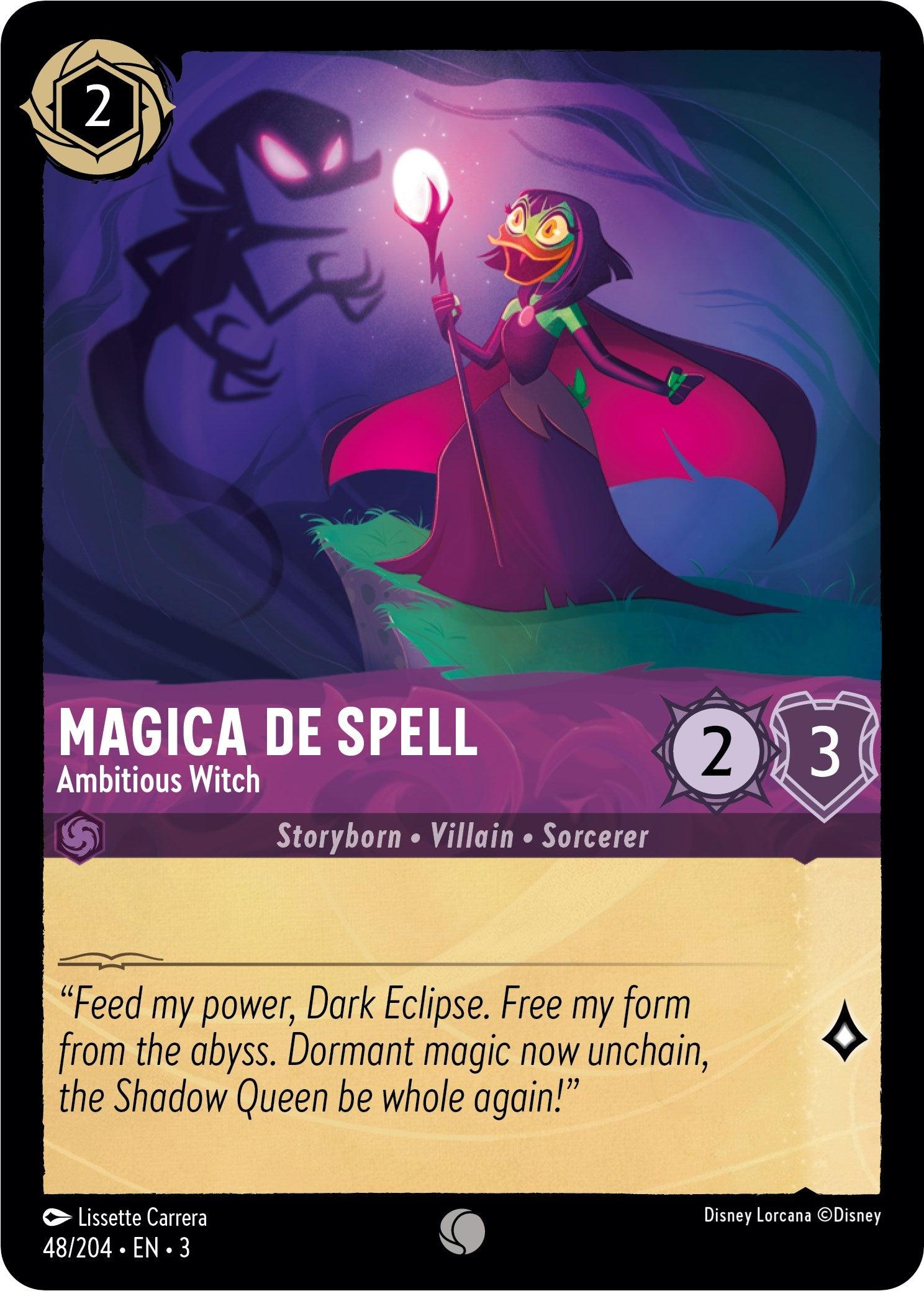 Magica De Spell - Ambitious Witch (48/204) [Into the Inklands] - Josh's Cards