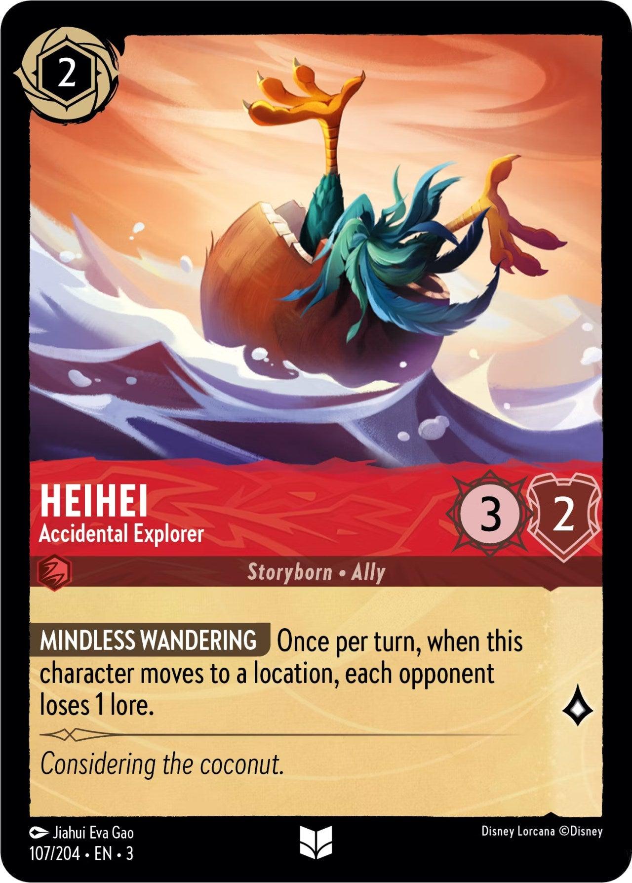 HeiHei - Accidental Explorer (107/204) [Into the Inklands] - Josh's Cards