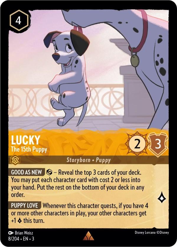 Lucky - The 15th Puppy (8/204) [Into the Inklands] - Josh's Cards