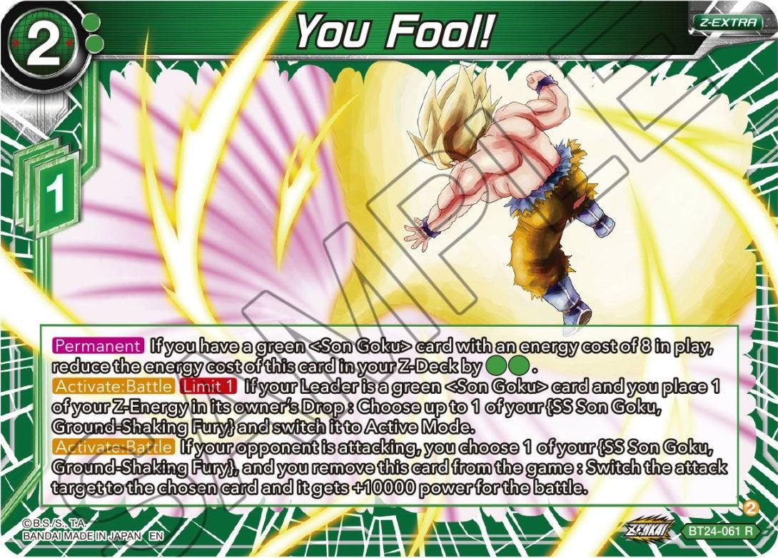 You Fool! (BT24-061) [Beyond Generations] - Josh's Cards