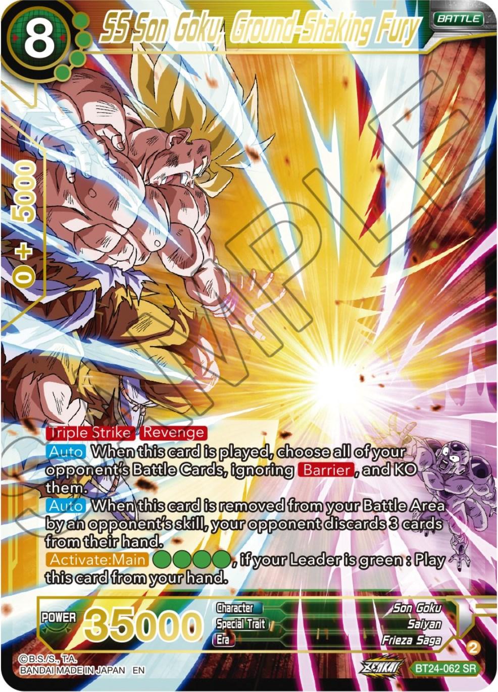 SS Son Goku, Ground-Shaking Fury (BT24-062) [Beyond Generations] - Josh's Cards