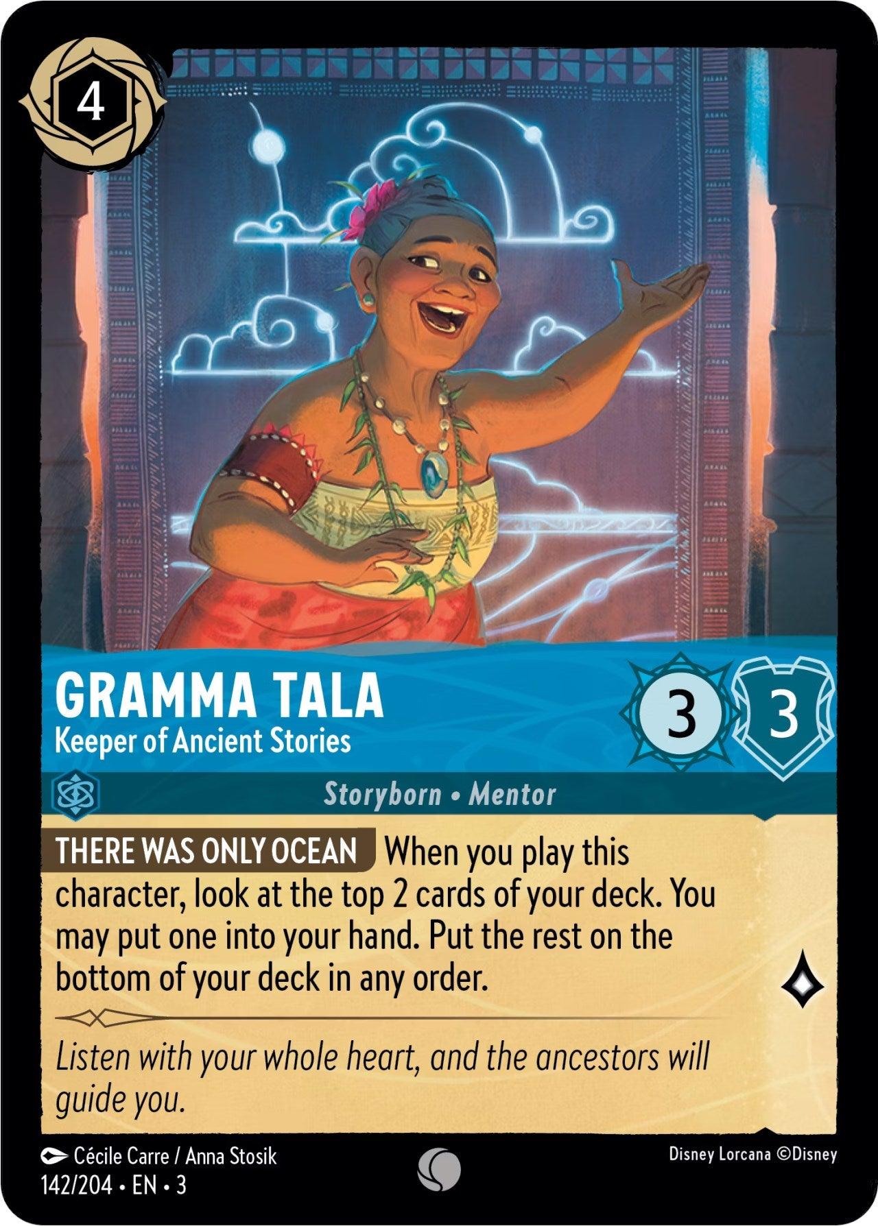 Gramma Tala - Keeper of Ancient Stories (142/204) [Into the Inklands] - Josh's Cards
