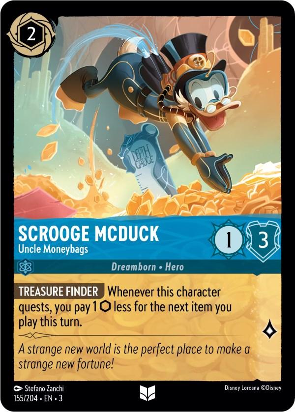Scrooge McDuck - Uncle Moneybags (155/204) [Into the Inklands] - Josh's Cards
