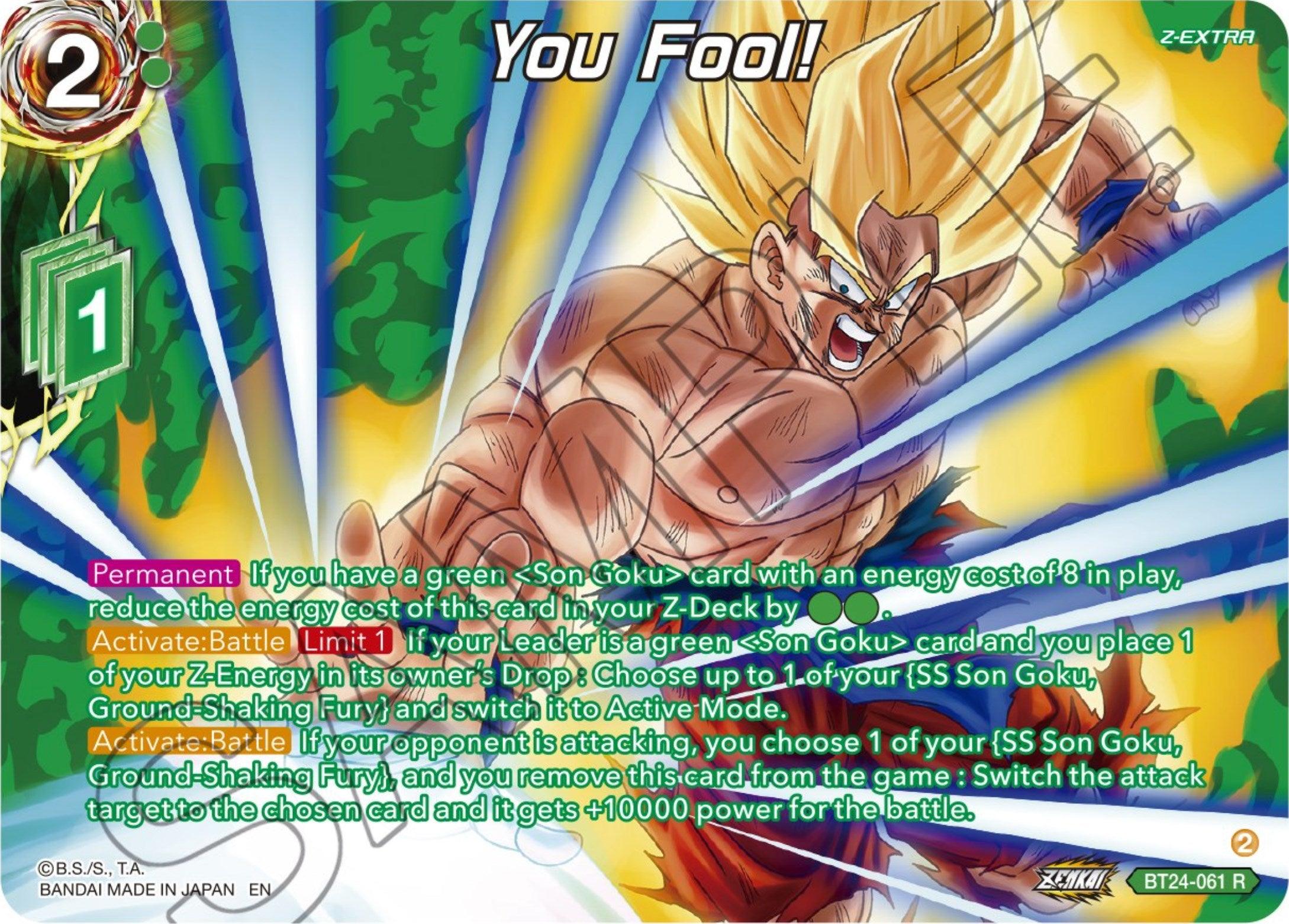 You Fool! (Collector Booster) (BT24-061) [Beyond Generations] - Josh's Cards