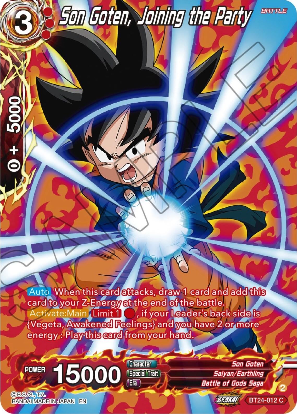 Son Goten, Joining the Party (Collector Booster) (BT24-012) [Beyond Generations] - Josh's Cards