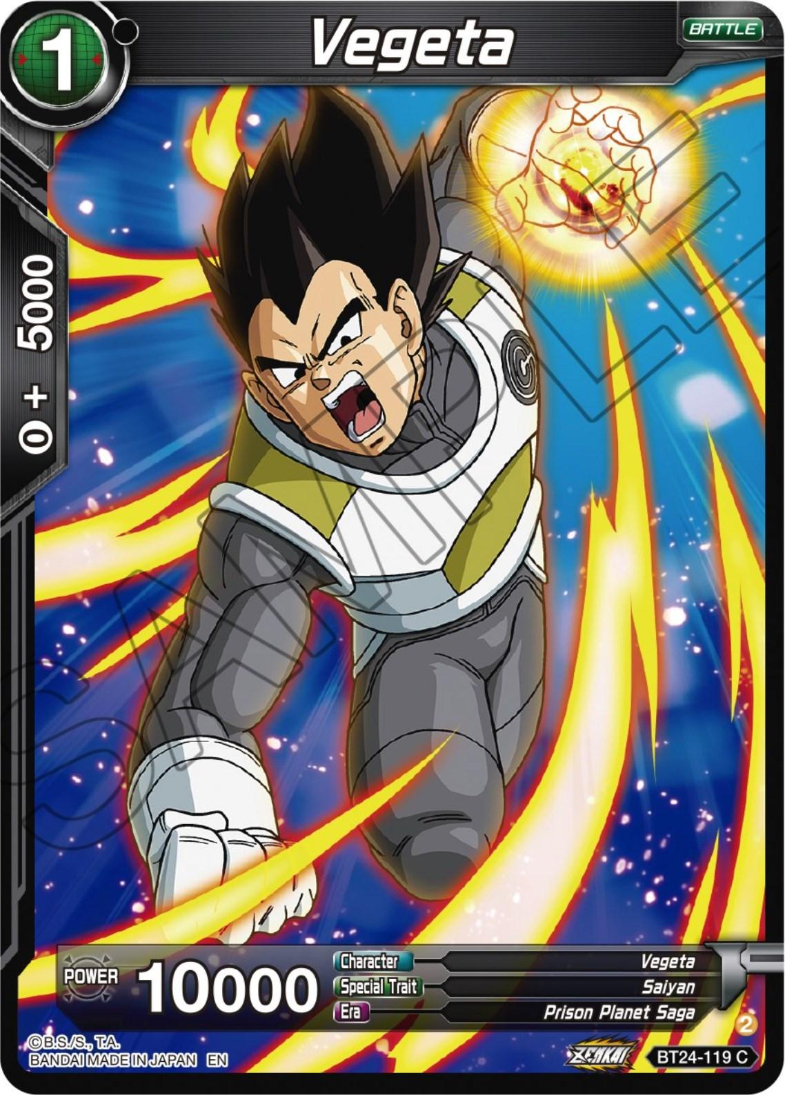 Vegeta (BT24-119) [Beyond Generations] - Josh's Cards