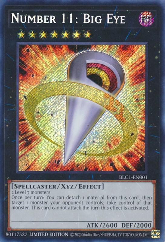 Number 11: Big Eye [BLC1-EN001] Secret Rare - Josh's Cards