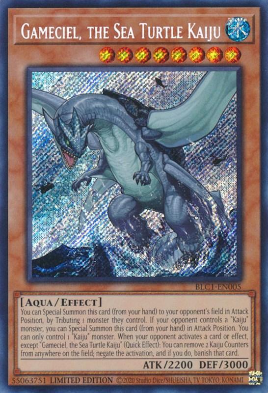 Gameciel, the Sea Turtle Kaiju [BLC1-EN005] Secret Rare - Josh's Cards