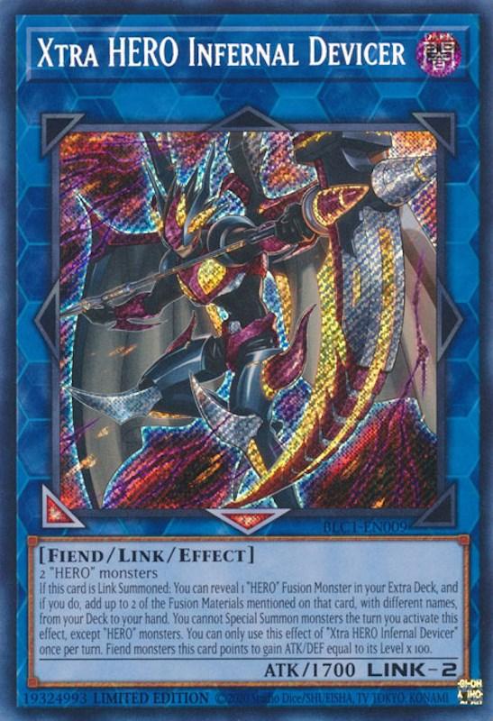 Xtra HERO Infernal Devicer [BLC1-EN009] Secret Rare - Josh's Cards