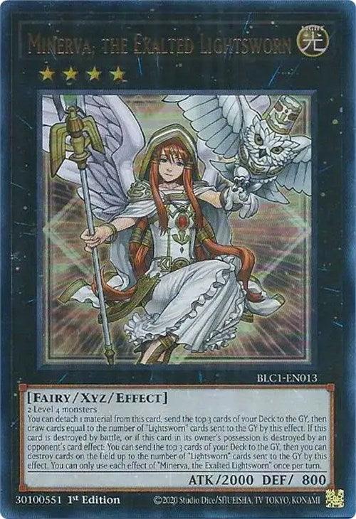 Minerva, the Exalted Lightsworn [BLC1-EN013] Ultra Rare - Josh's Cards
