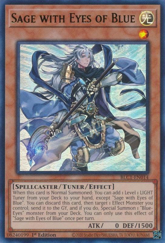 Sage with Eyes of Blue [BLC1-EN014] Ultra Rare - Josh's Cards