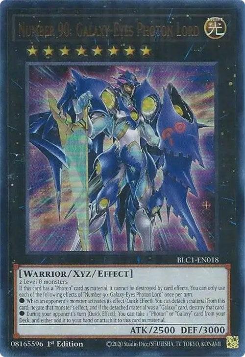 Number 90: Galaxy-Eyes Photon Lord [BLC1-EN018] Ultra Rare - Josh's Cards