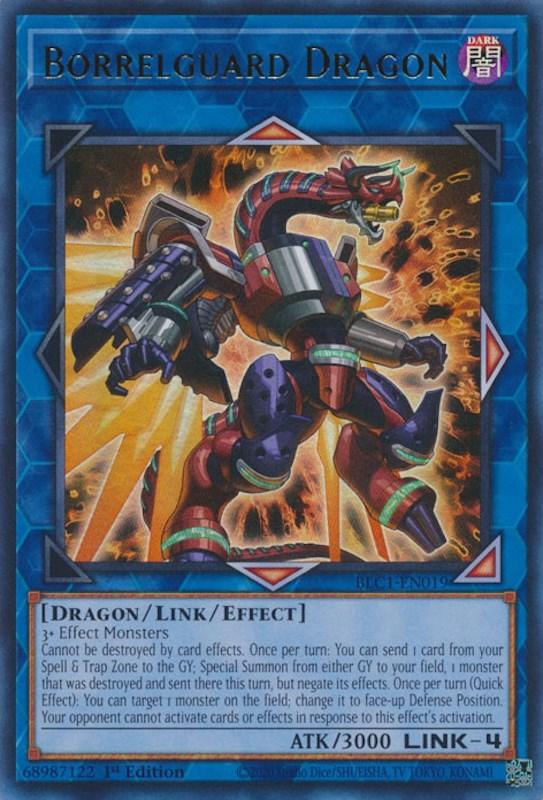 Borrelguard Dragon [BLC1-EN019] Ultra Rare - Josh's Cards