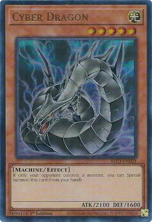 Cyber Dragon (Alternate Art) [BLC1-EN021] Ultra Rare - Josh's Cards