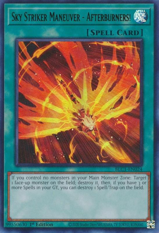 Sky Striker Maneuver - Afterburners! [BLC1-EN024] Ultra Rare - Josh's Cards