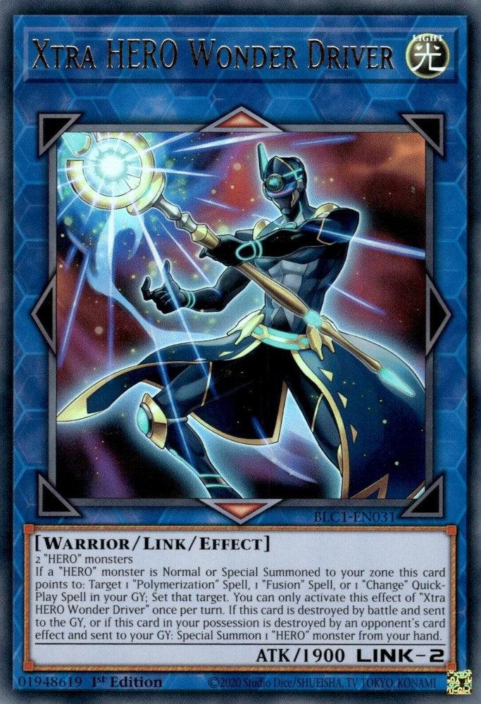 Xtra HERO Wonder Driver [BLC1-EN031] Ultra Rare - Josh's Cards