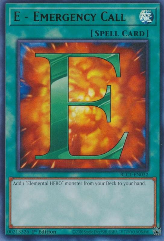 E - Emergency Call [BLC1-EN032] Ultra Rare - Josh's Cards