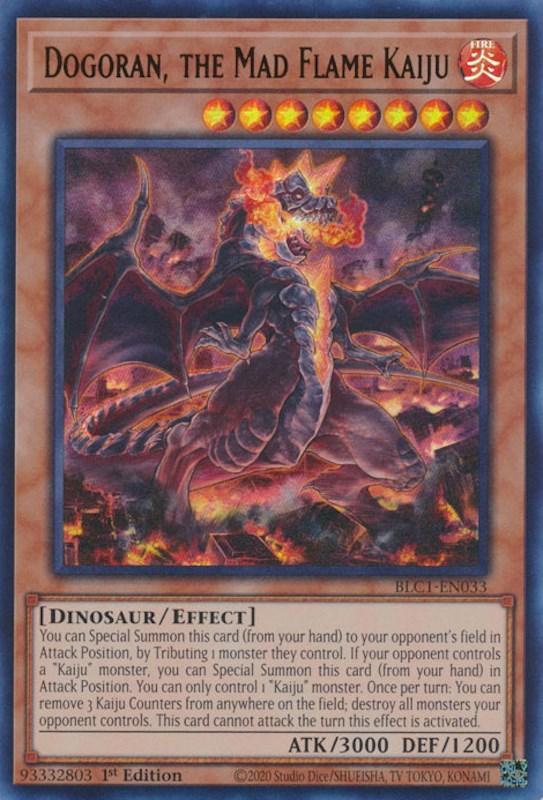 Dogoran, the Mad Flame Kaiju [BLC1-EN033] Ultra Rare - Josh's Cards