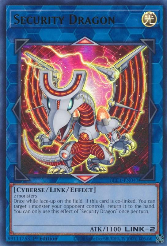 Security Dragon [BLC1-EN043] Ultra Rare - Josh's Cards
