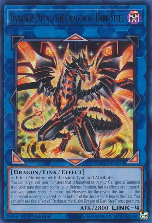 Darkness Metal, the Dragon of Dark Steel [BLC1-EN044] Ultra Rare - Josh's Cards