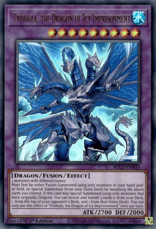Trishula, the Dragon of Icy Imprisonment [BLC1-EN045] Ultra Rare - Josh's Cards