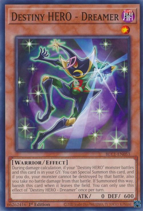 Destiny HERO - Dreamer [BLC1-EN053] Common - Josh's Cards