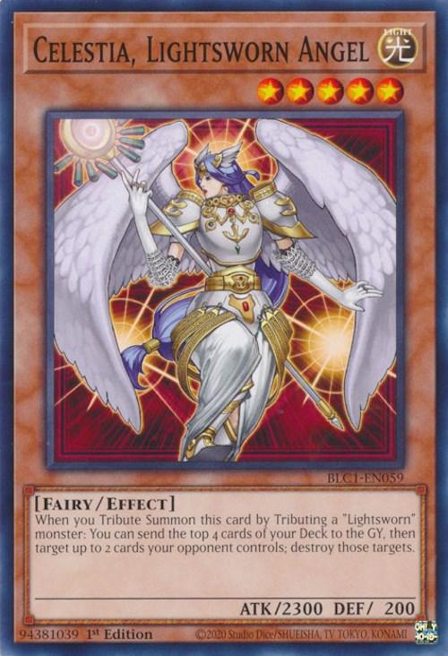Celestia, Lightsworn Angel [BLC1-EN059] Common - Josh's Cards
