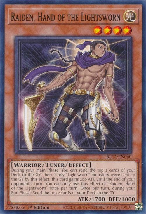 Raiden, Hand of the Lightsworn [BLC1-EN060] Common - Josh's Cards